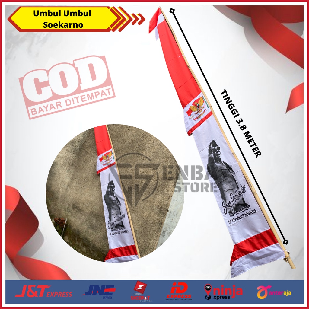 Jual Bendera Umbul Umbul Bandir Soekarno Shopee Indonesia