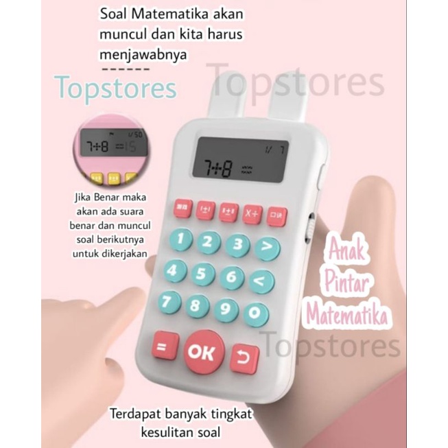 Jual Mainan Edukasi Belajar MATEMATIKA USB Charge Latihan Soal