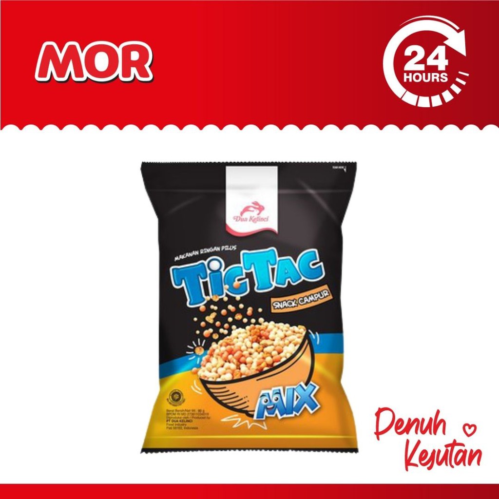 Jual Dua Kelinci Tic Tac Mix Snack Pilus Campur Gr Shopee Indonesia