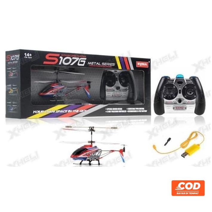 Jual Pesawat Rc Syma S107G 3 5Ch Mini Helicopter Ready To Fly Mainan