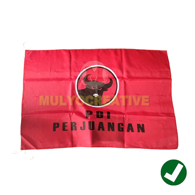 Jual Bendera Partai PDIP PDI Perjuangan Ukuran 60x90cm Shopee Indonesia