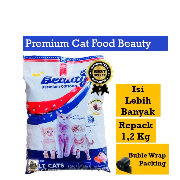 Jual Smart Petfood Makanan Kucing Premium Beauty Cat Food Kemasan