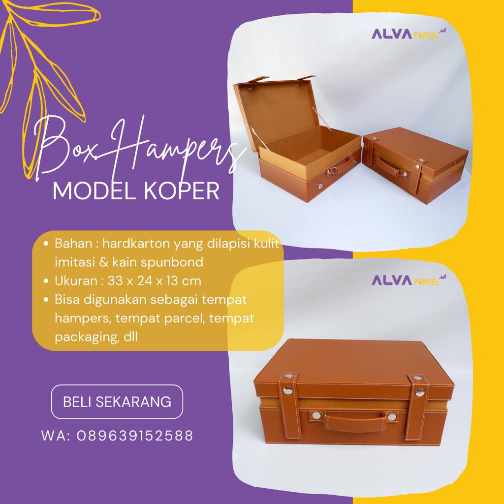 Jual Giftbox Hampers Unik Model Koper Kotak Brown Sugar Shopee