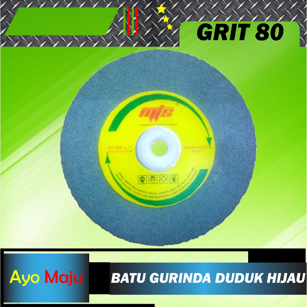 Jual Batu Gurinda Duduk Hijau 6 Grit 80 Matsu Shopee Indonesia