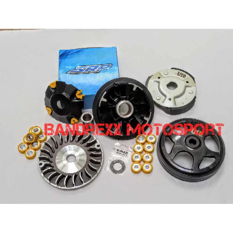 Jual Cvt Upgrade Kit Pulley Kampas Mangkok Srp Usr For Yamaha Xmax