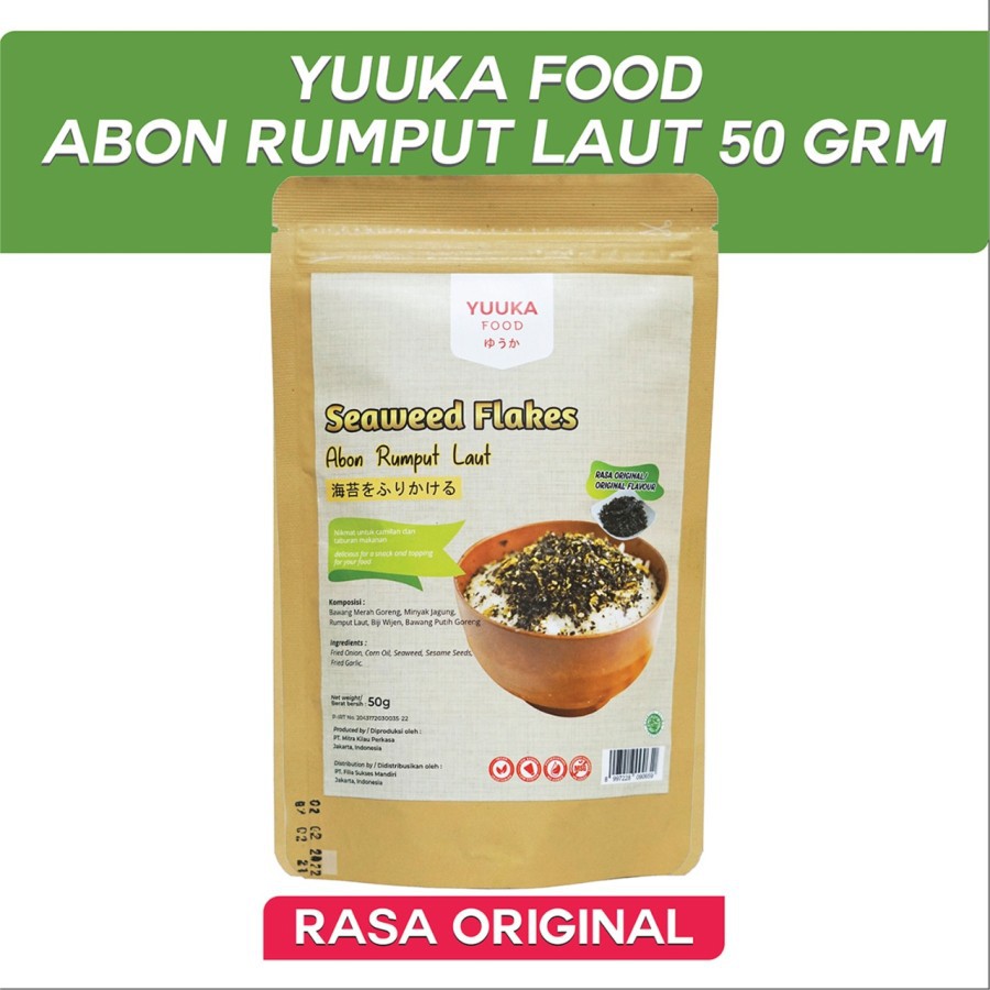 Jual Abon Rumput Laut Yuuka Food Seaweed Flakes Shopee Indonesia