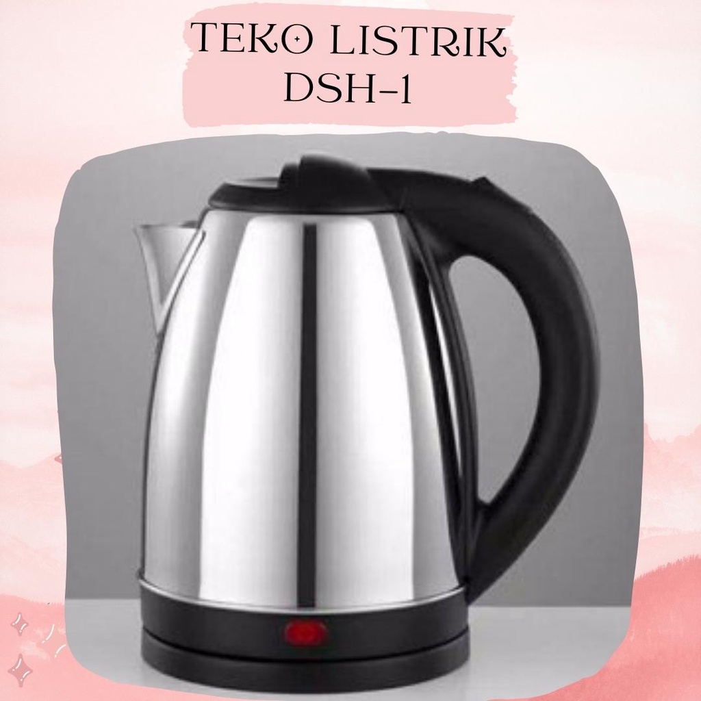 Jual Termos Teko Listrik Kettle Pemanas Air Panas Stainless Liter