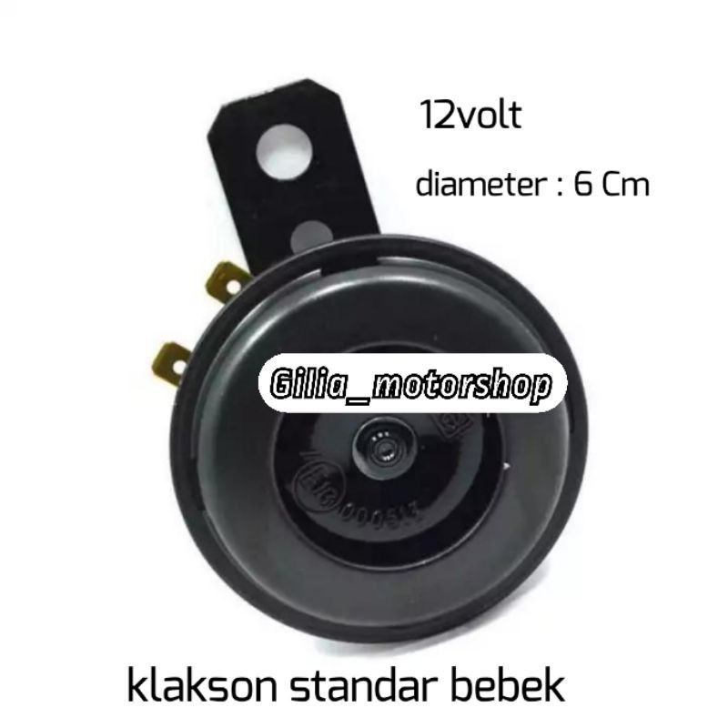 Jual Klakson Denso Disc Bulat WaterProof 12 V Bisa Buat Motor Mobil