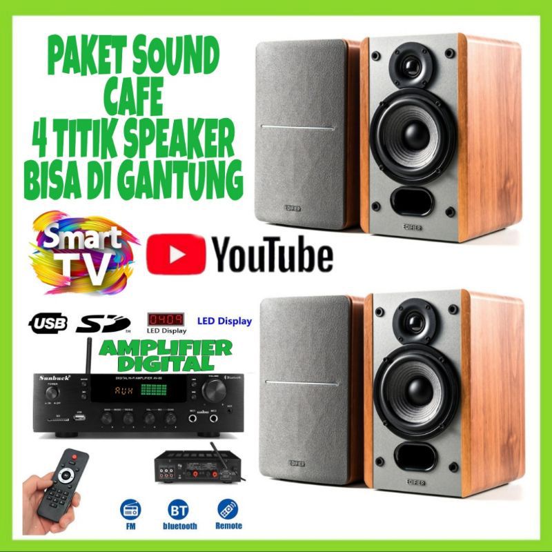 Jual Paket Sound Cafe Dan Restoran Titik Speaker Edifier Inch