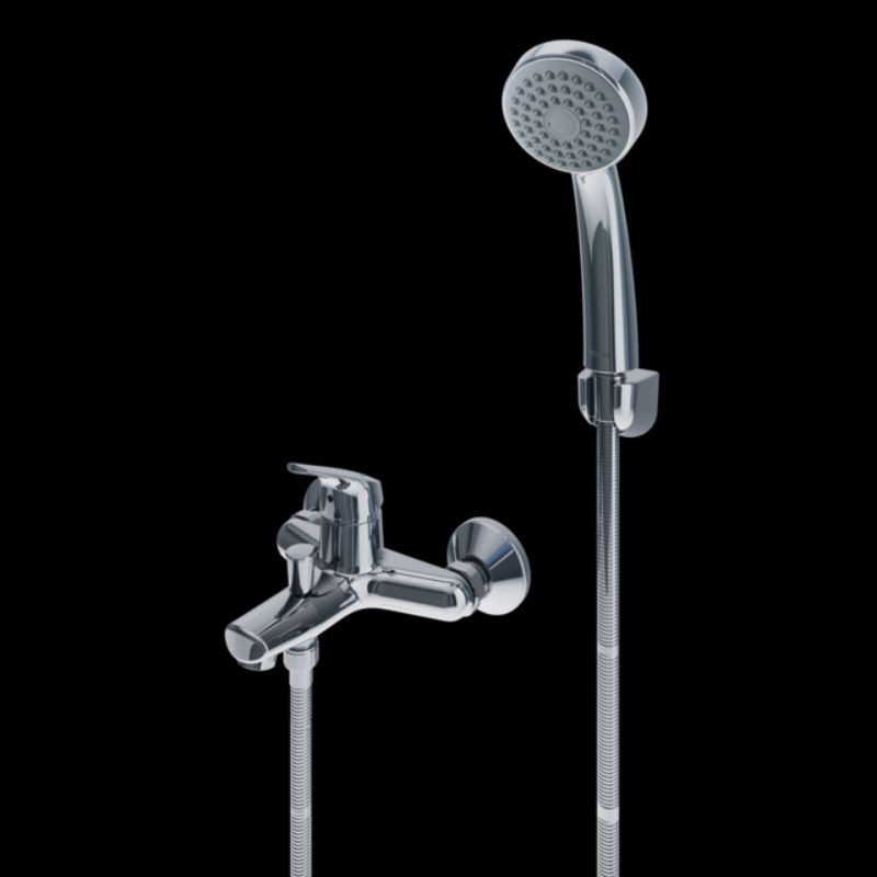 Jual KRAN BATH TUB TOTO SINGLE LEVER TX471KEA WITH HAND SHOWER ORIGINAL