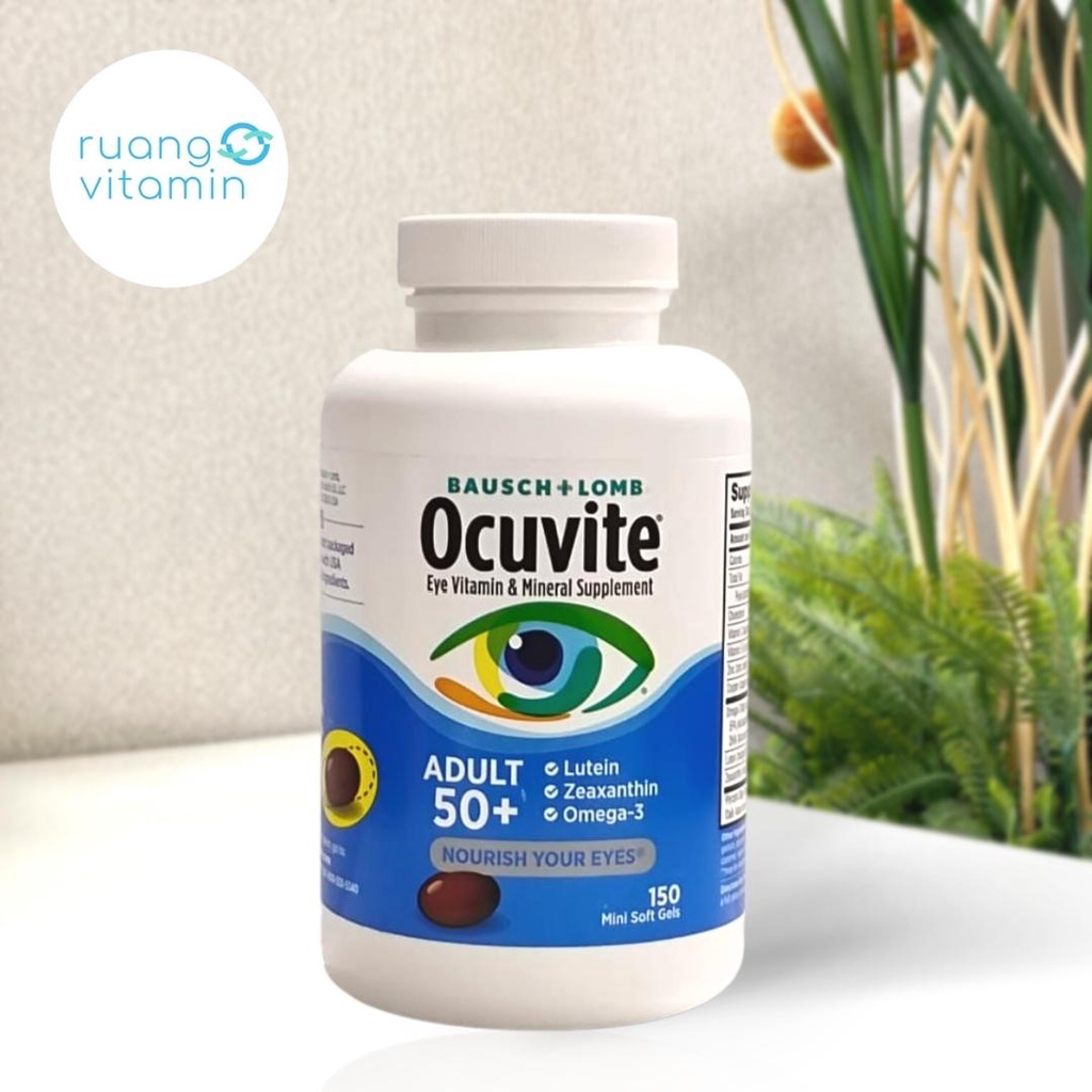 Jual Bausch Lomb Ocuvite Eye Vitamin Adult Mini Softgels