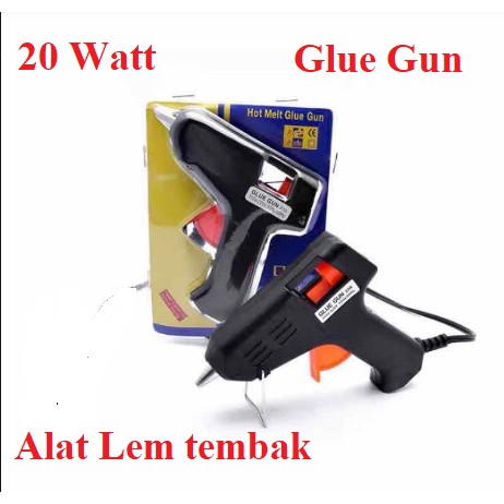 Jual Alat Lem Tembak Bakar Glue Gun Watt V Hot Melt Shopee