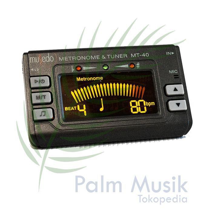 Jual Musedo Tuner Mt 40 Metronome Combo Original Shopee Indonesia