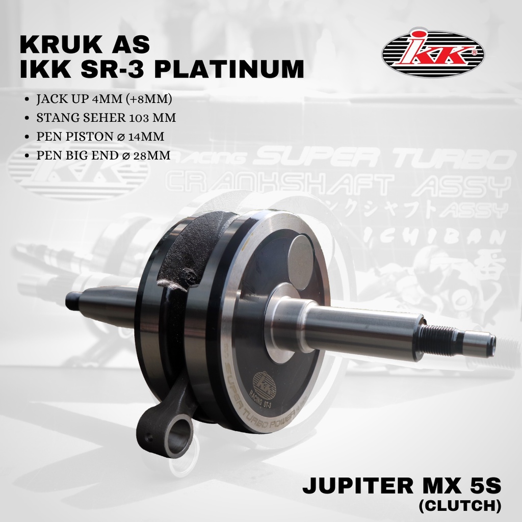 Jual Crankshaft Kruk As IKK Jupiter Mx 5 Speed Up 4 Mm 8 Mm 66 7 Mm