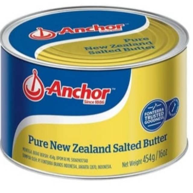 Jual Anchor Salted Butter Kaleng Gr Shopee Indonesia