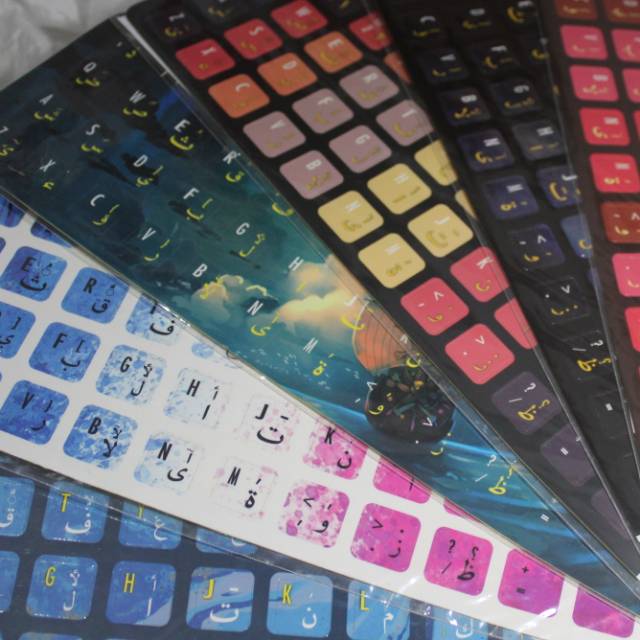 Jual Sticker Keyboard Arabic Buy Get Free Beli Gratis Ready