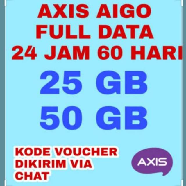 Jual Kuota Axis 25 Gb Shopee Indonesia