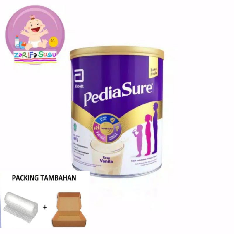 Jual PEDIASURE TRIPLESURE VANILA 400gr Exp JUNI 2022 Shopee Indonesia