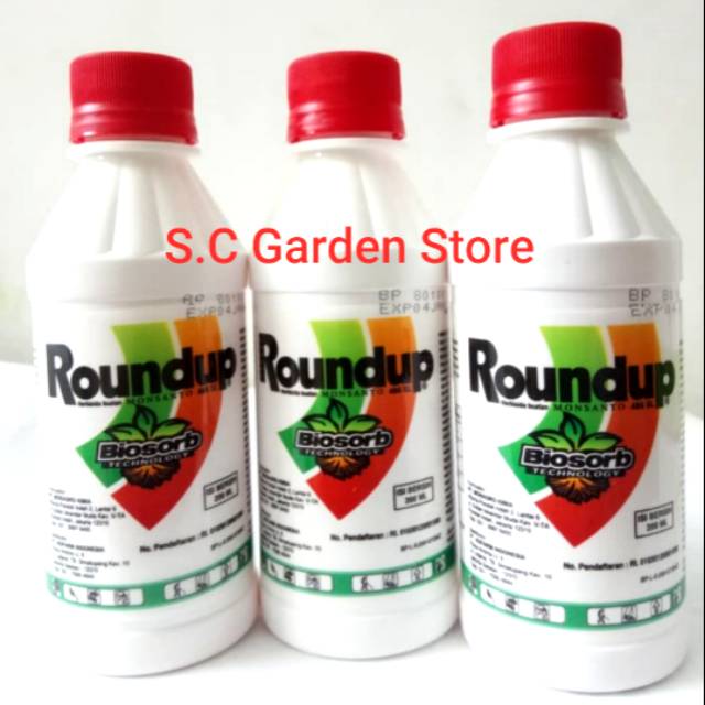 Jual ROUNDUP 486SL 200 ML HERBISIDA OBAT PEMBASMI RUMPUT LIAR GULMA