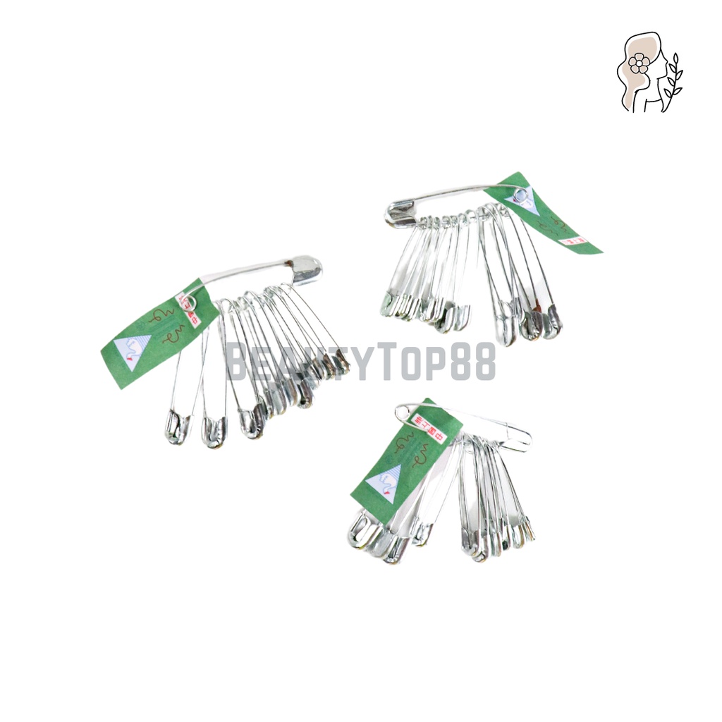 Jual Peniti Swan Stainless Set Original Safety Pin Hijab Jilbab