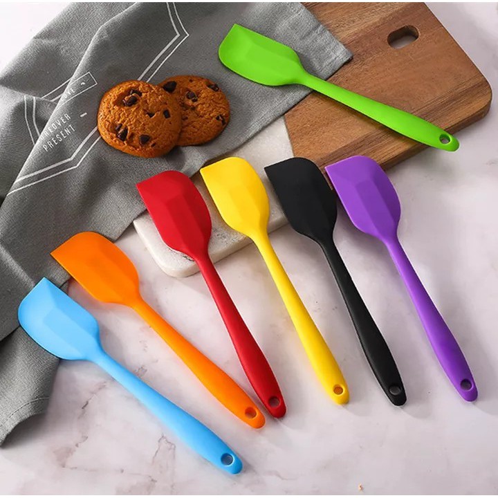 Jual Spatula Silicone Warna Tahan Panas Ukuran Besar Cm Shopee