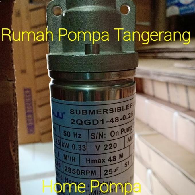 Jual Pompa Satelit Sanju 0 33Hp Untuk Sumur Bor Casing Pipa 2 Shopee