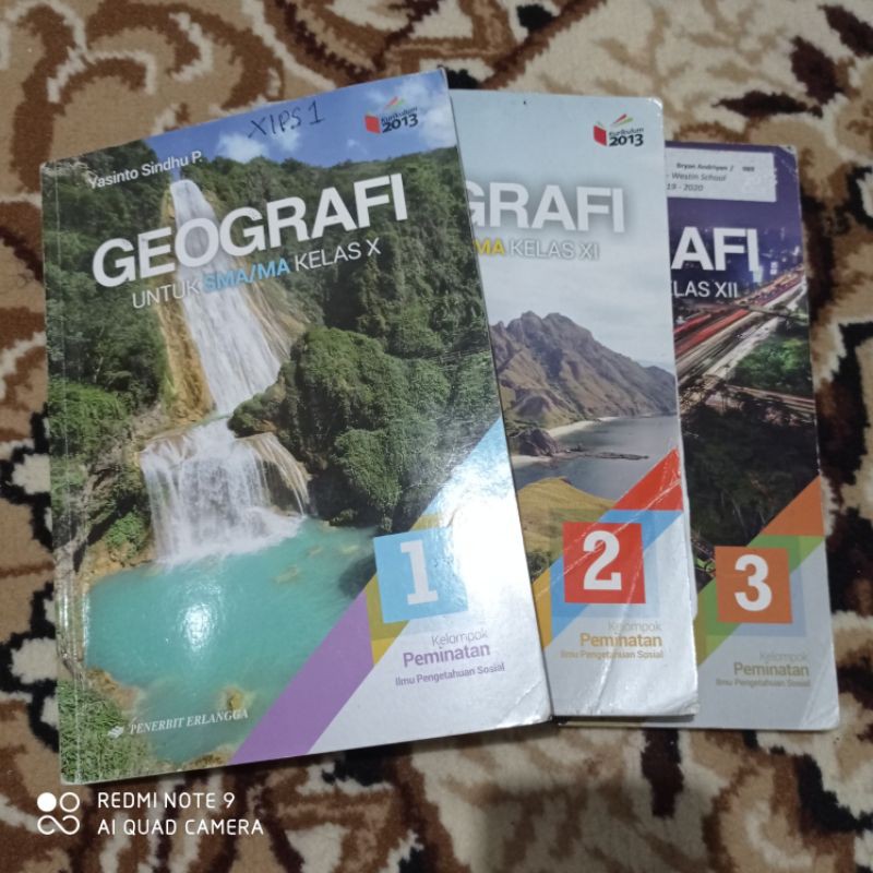 Jual Buku Bekas Kurikulum Edisi Revisi Geografi Peminatan Kelas