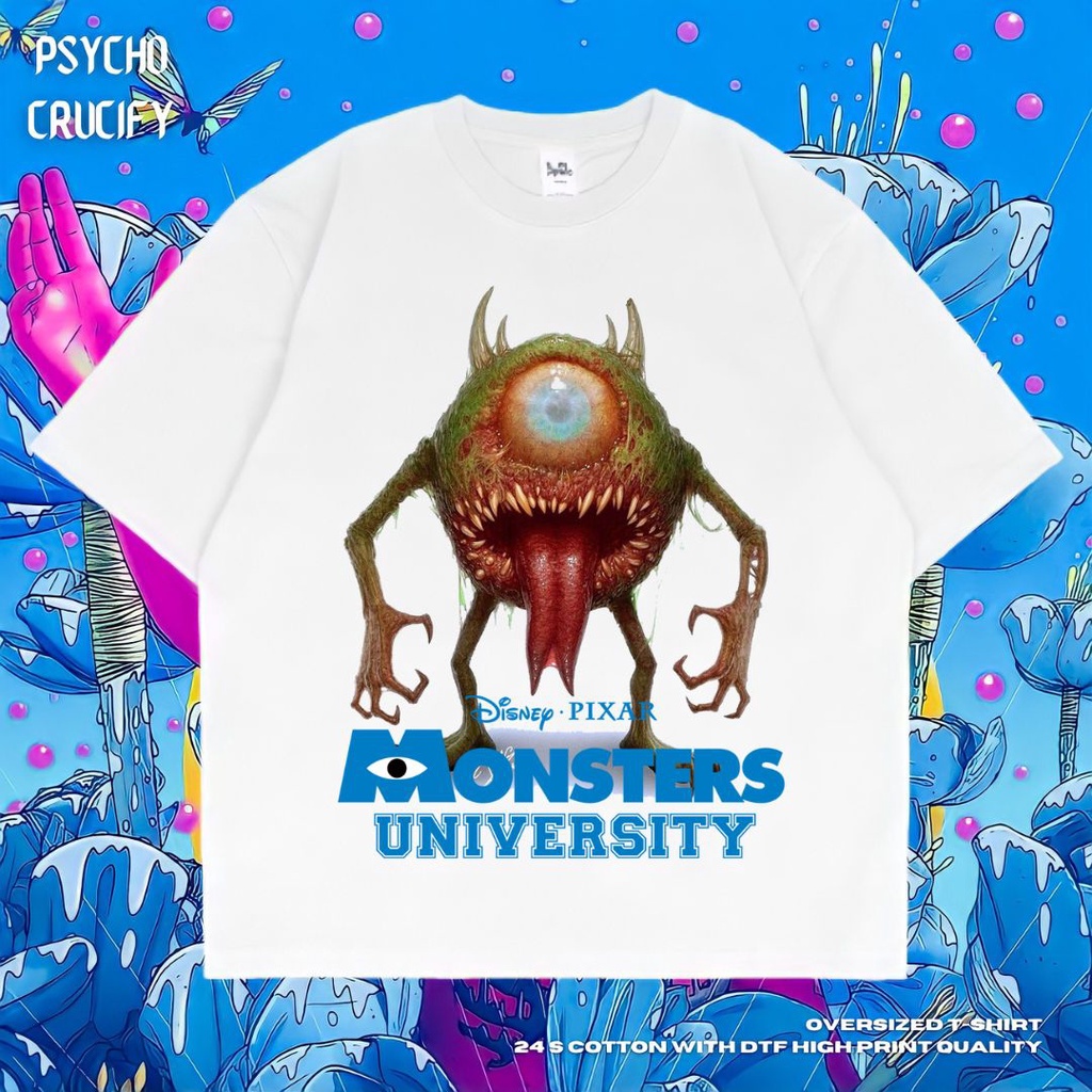 Jual Psycho Crucify Creepy Mike Wazowski Monsters INC Oversized T