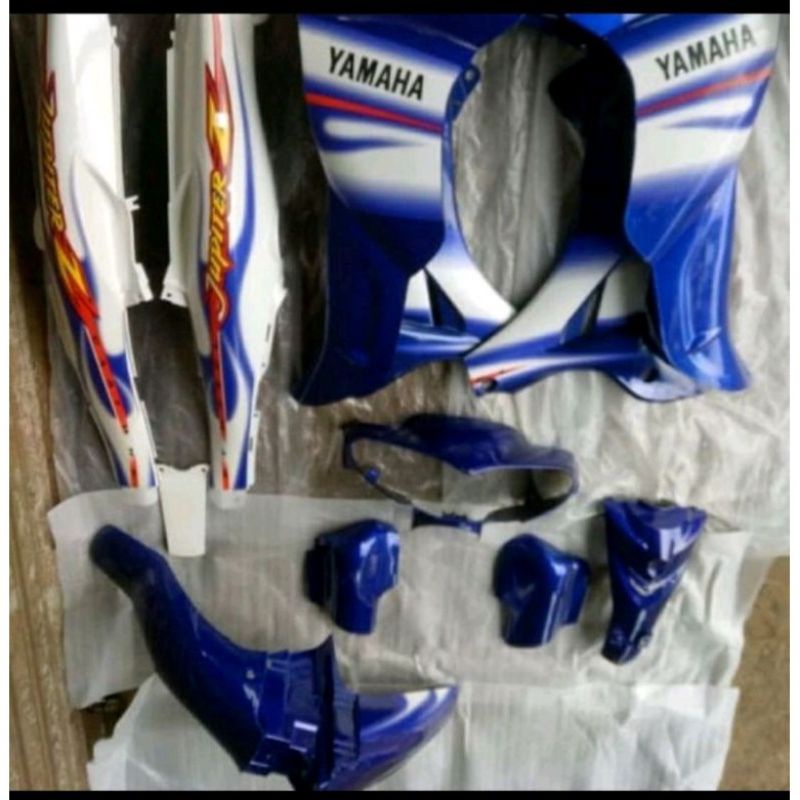 Jual Fullset Body Halus Jupiter Z Lama Warna Biru Putih Plus Sticker