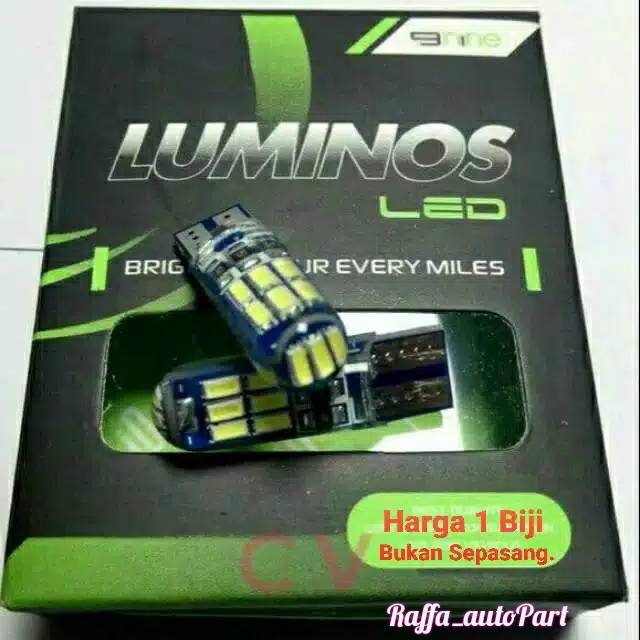 Jual Lampu Led Senja Sein NINE LUMINOS T10 Jelly 15LED Mode Diam 1biji