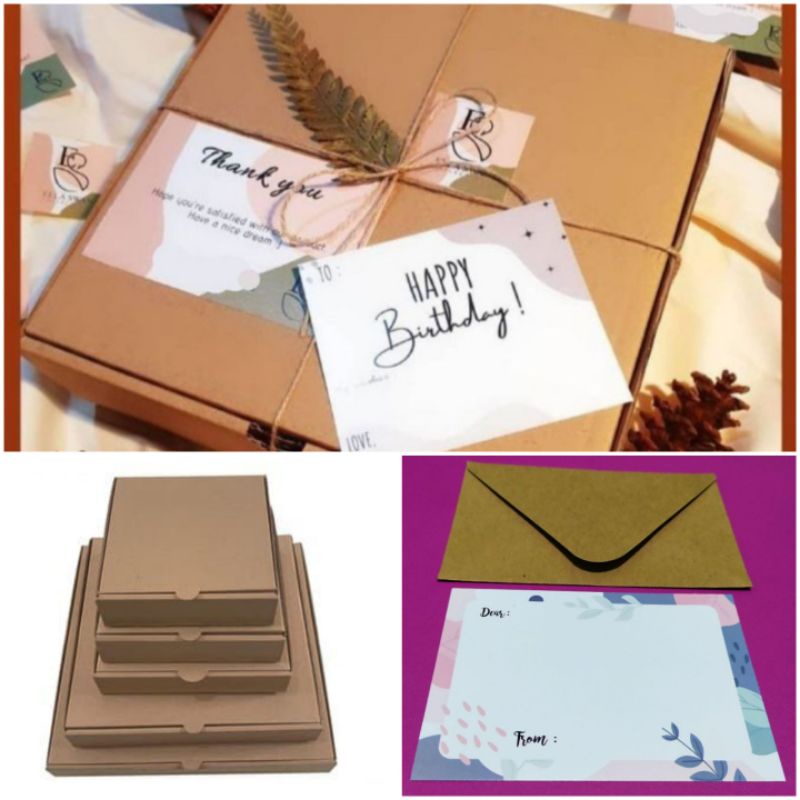 Jual GIFT BOX PAPERBAG DAN KARTU UCAPAN KADO HADIAH HAMPERS Shopee