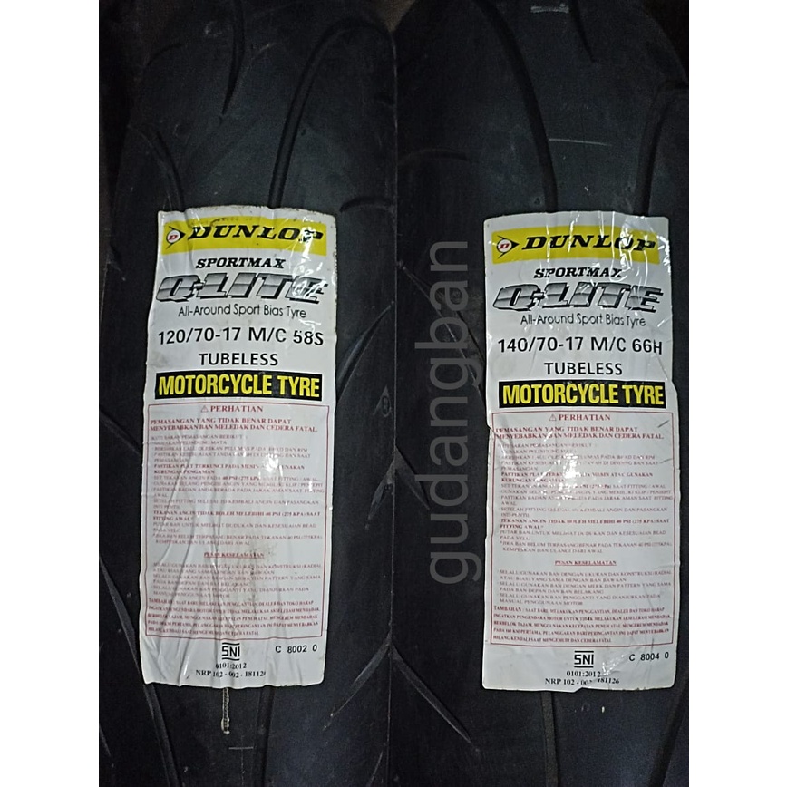 Jual Dunlop Sportmax Qlite Dan Ban Luar Motor