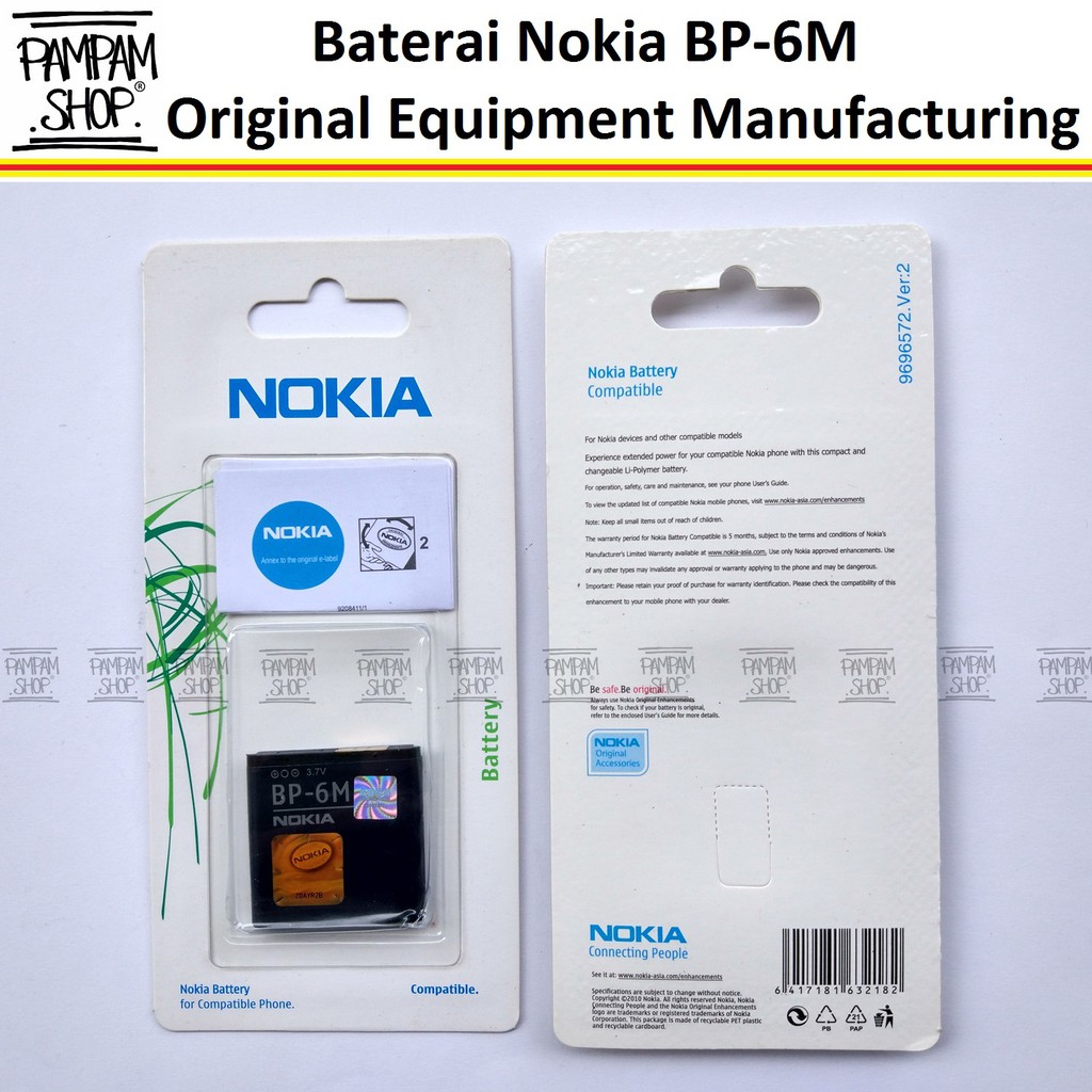 Jual Baterai Nokia I N N Bp M Bp M Original Oem Batre