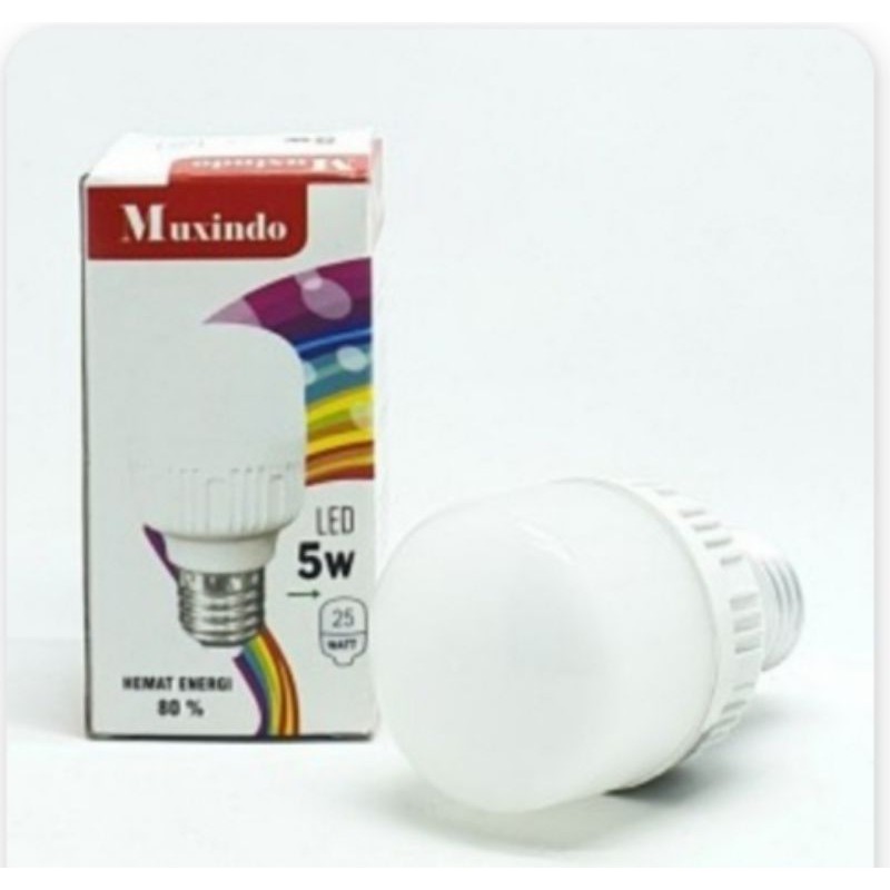 Jual Lampu Bohlam Bulb LED 5 Watt MUXINDO Shopee Indonesia