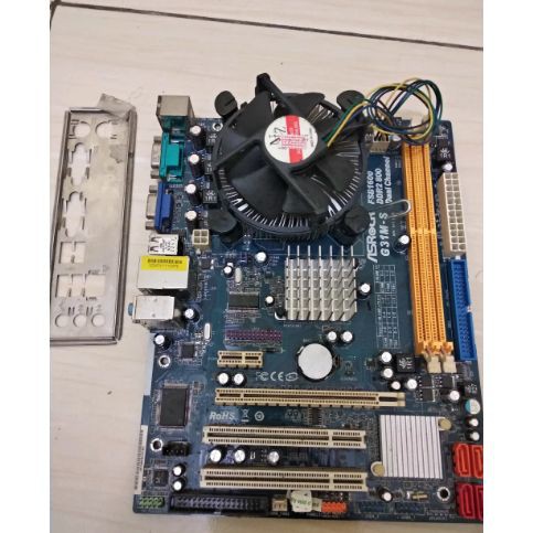 Jual Paket Motherboard Ddr G Processor Core Duo Ghz Fan