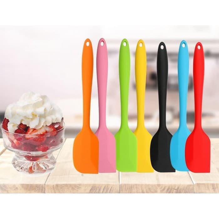 Jual Spatula Silikon Tahan Panas Spatula Silicone Anti Lengket Ukuran