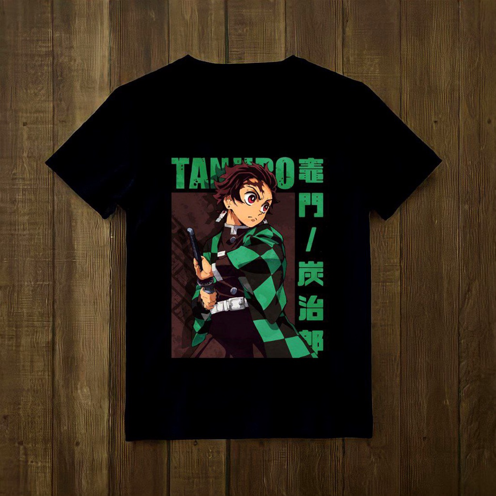 Jual Kaos Distro Millions Sablon Anime Series Tanjiro Kamado