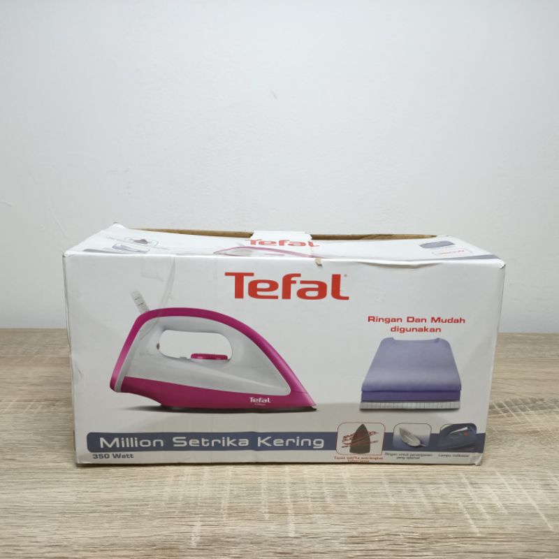 Jual Tefal Million Dry Iron Setrika Tefal FS2630 Shopee Indonesia