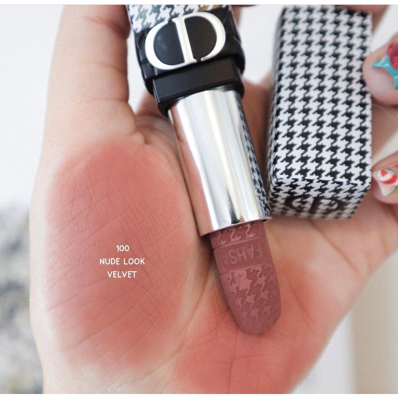 Jual ROUGE DIOR LIPSTICK 100 NUDE LOOK New Look Limited Edition 2022 Shopee Indonesia