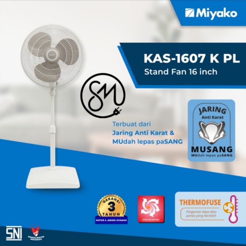 Jual Kipas Angin Miyako Kas K Pl Stand Fan Kas Kpl Kas Kpl