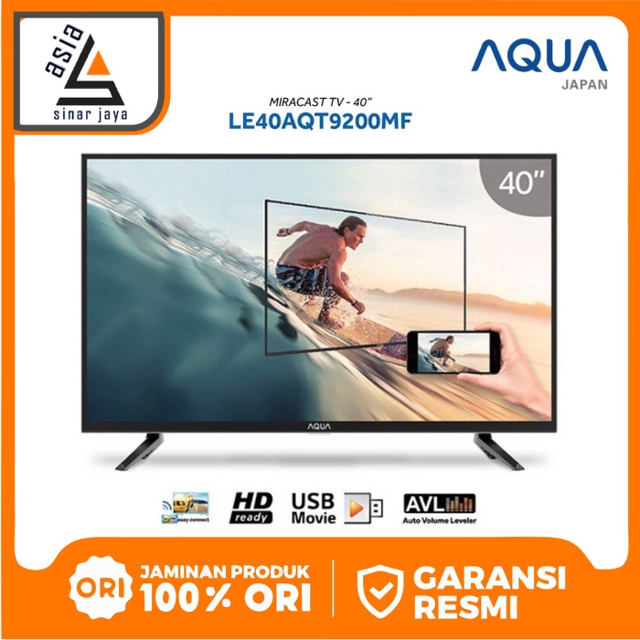 Jual Aqua Japan Led Tv Inch Digital Miracast Le Aqt Mf