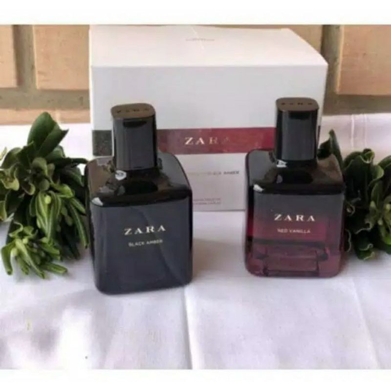 Jual PAKET DOUBLE HEMAT Parfum Zara Black Amber Red Vanilla 100ml