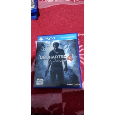 Jual Kaset Game Bd Ps Uncharted A Thiefs End Second Bekas Shopee