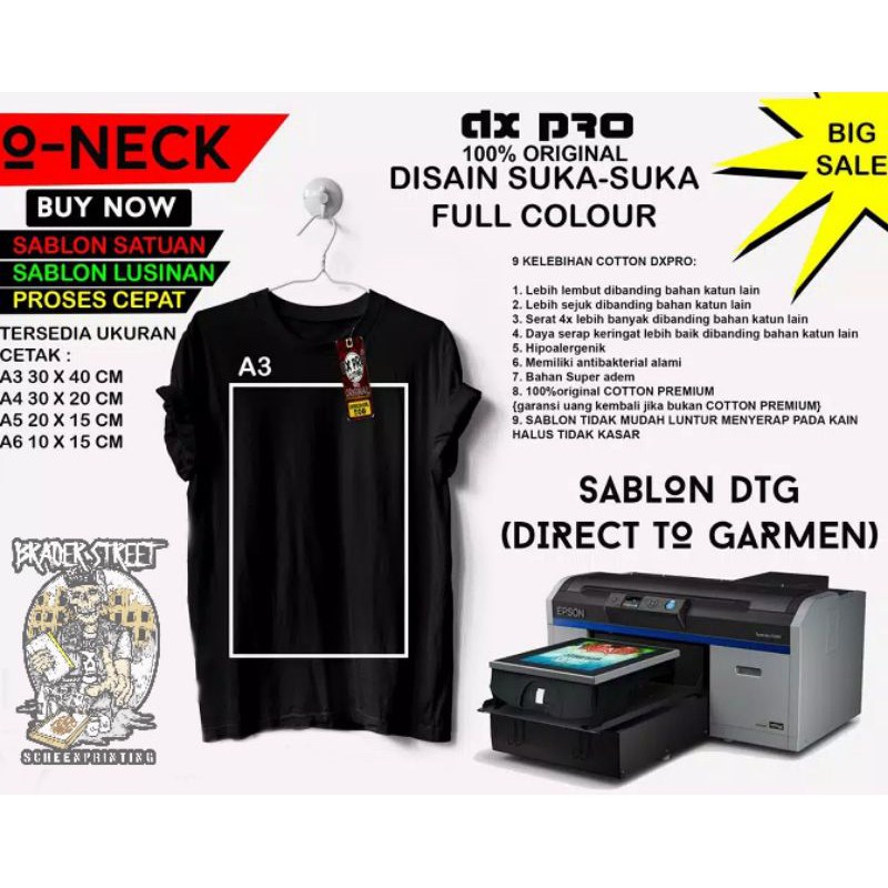 Jual Sablon Satuan Sablon Murah Sablon Dtf Sablon Digital Sablon Kaos