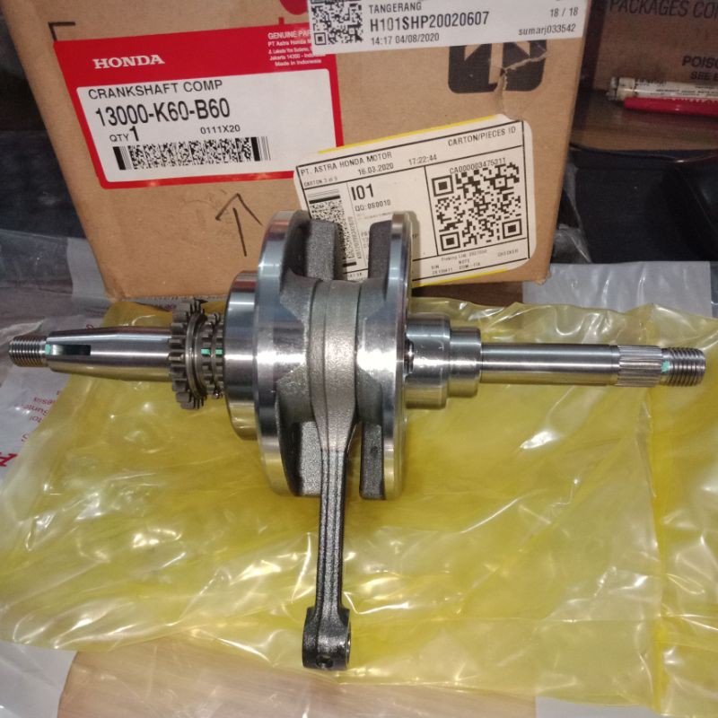 Jual CRANK SHAFT BANDUL KRUK KREK AS ASSY K60 VARIO 125 ESP LED 2018