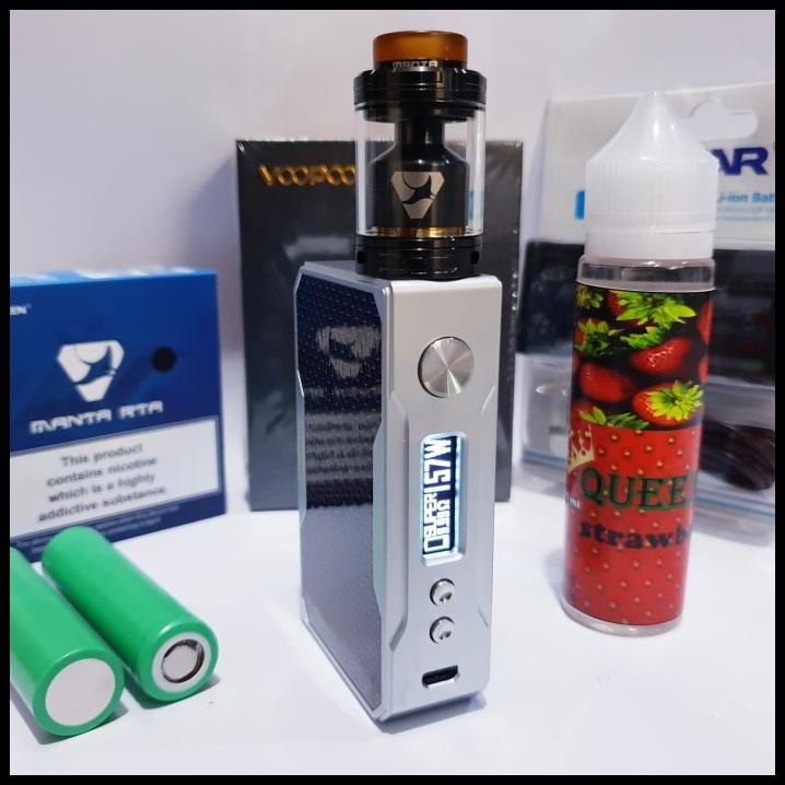 Jual Paket Super Ngebul Voopoo Drag Rta Kit Vape Siap Pakai Shopee