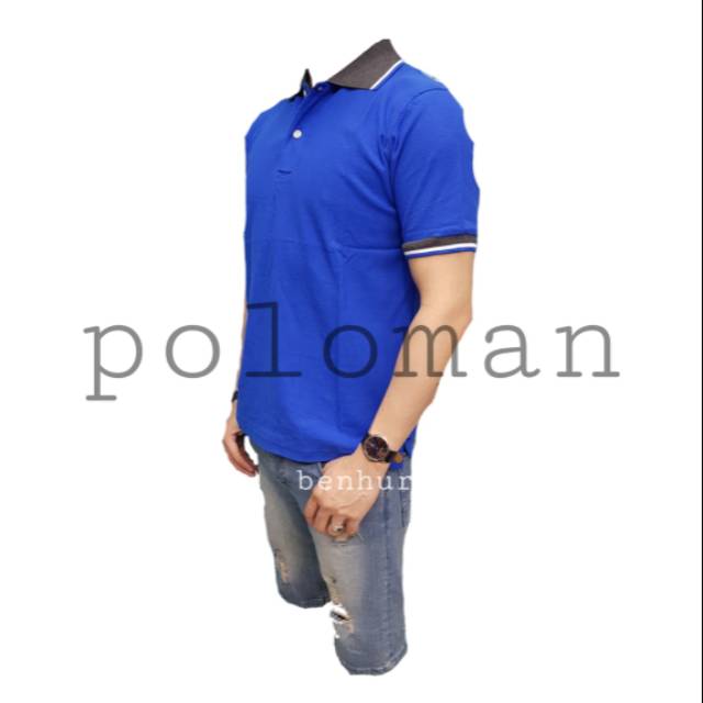 Jual Kaos Polo Tshirt Benhur Full Katun Distro Krah Wangki Seragam