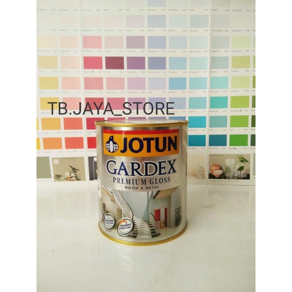 Jual CAT JOTUN KAYU BESI GARDEX PREMIUM 1 KG BLACK 0099 Shopee