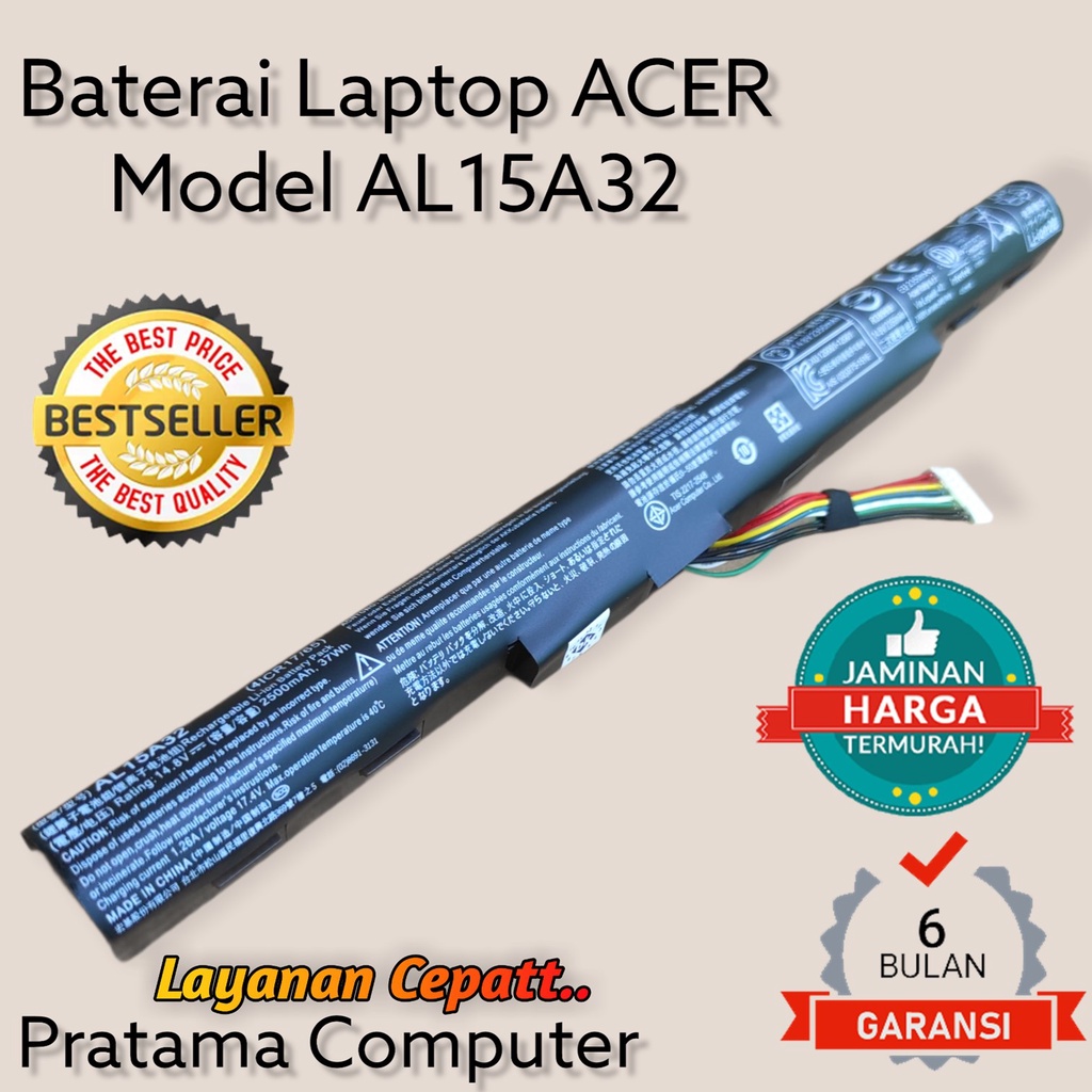 Jual Baterai Laptop Original Acer Aspire E14 Es1 421 471 Al15a32