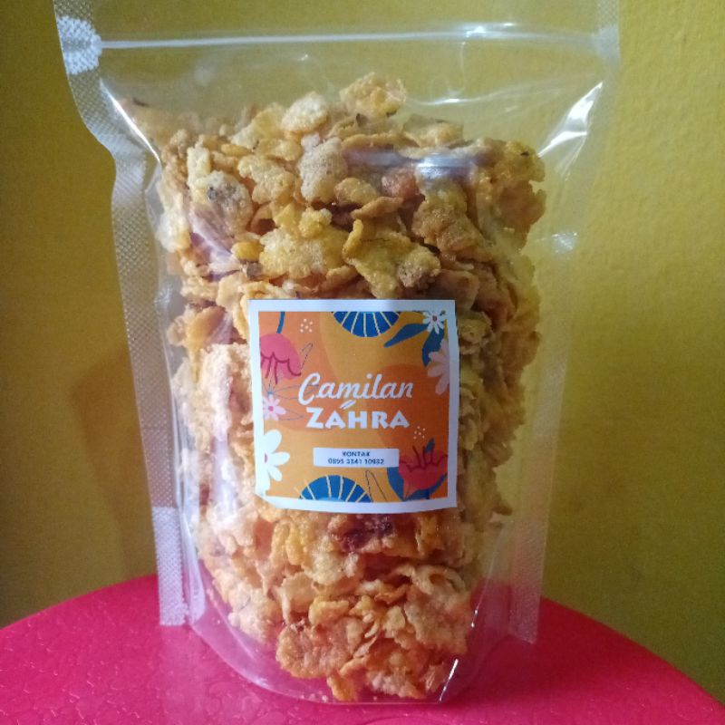 Jual Emping Jagung Pedas Manis Original Camilan Zahra Makanan Ringan